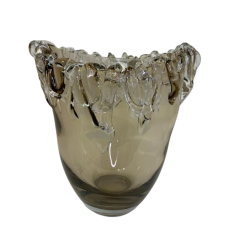 Vaso de Vidro Champagne Relevo 